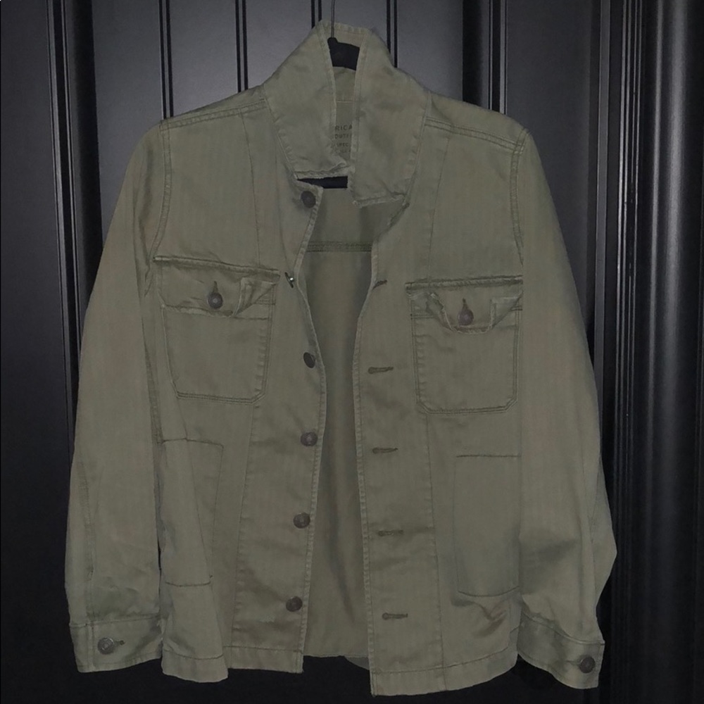 Green Denim jacket